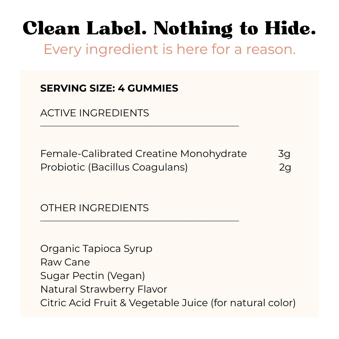 Creatine Booty Builder